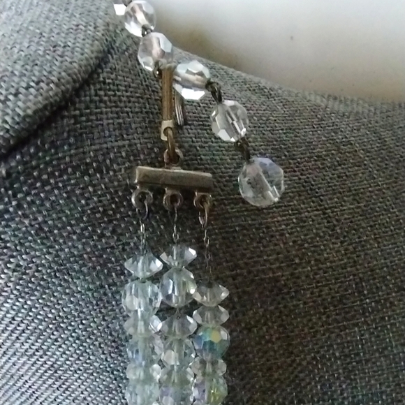 Vintage, Austrian Crystal, Tiered, Choker Necklace - Picture 4 of 16